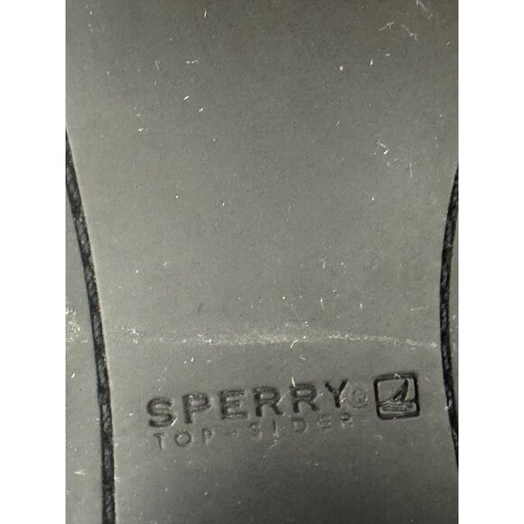 Sperry Top‎ Sider Ambrose Black Leather Suede Ankle Boots Booties Size 8 Shoes - Picture 7 of 9